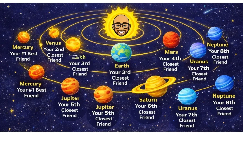 Snapchat Solar System Friends List: Planet Order & Meanings 3 Snapchat Friend Solar System